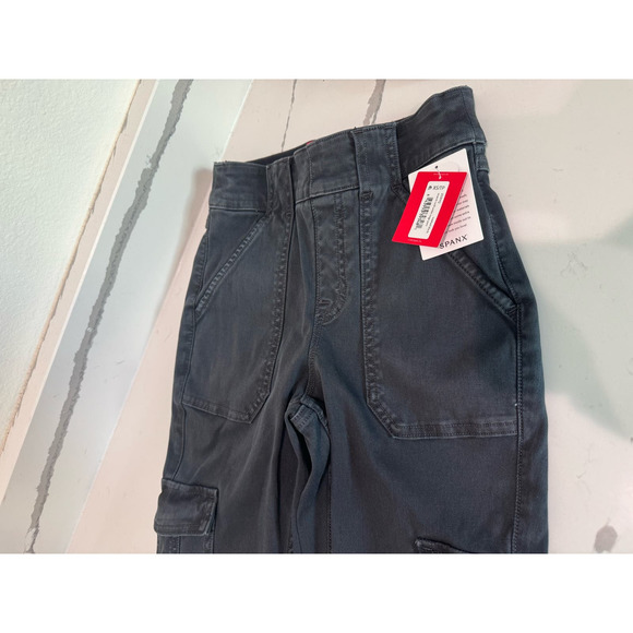 NWT Spanx Stretch Twill Ankle Cargo Pant Size XS Petite - Picture 9 of 13